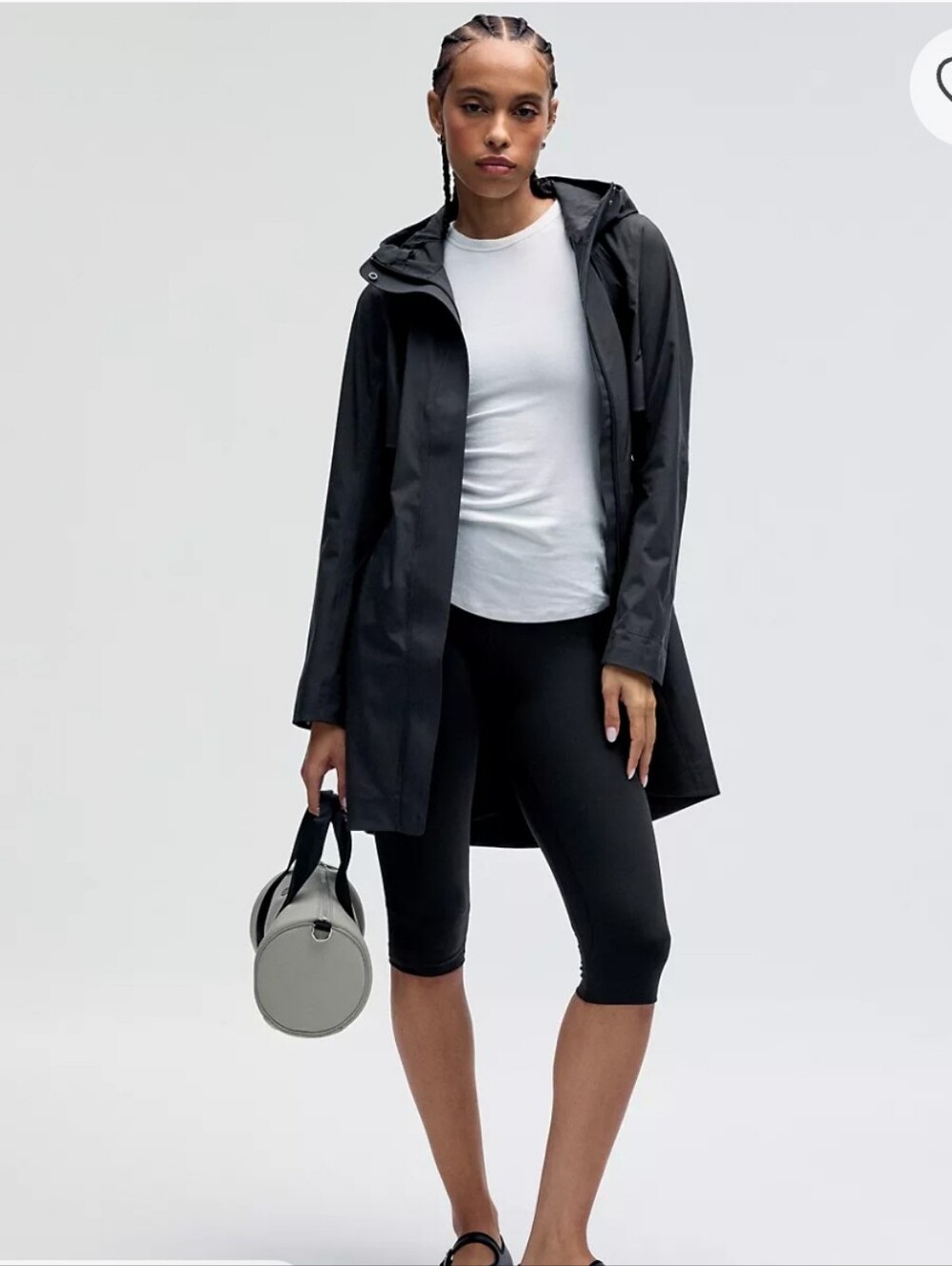 Lululemon Black Raincoat (Rain Rebel) Size 8